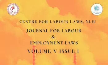 Call for Papers: NLIU Journal on Labour and Employment Laws (JLEL) Volume V Issue I Call for Papers: NLIU Journal on Labour and Employment Laws (JLEL) Volume V Issue I