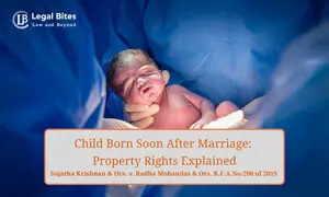 Can a Child Born Within Four Months of Marriage Claim Equal Property Rights?
