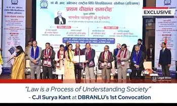 “Law Is a Process of Understanding Society,” Says Chief Justice of India at DBRANLU’s First Convocation