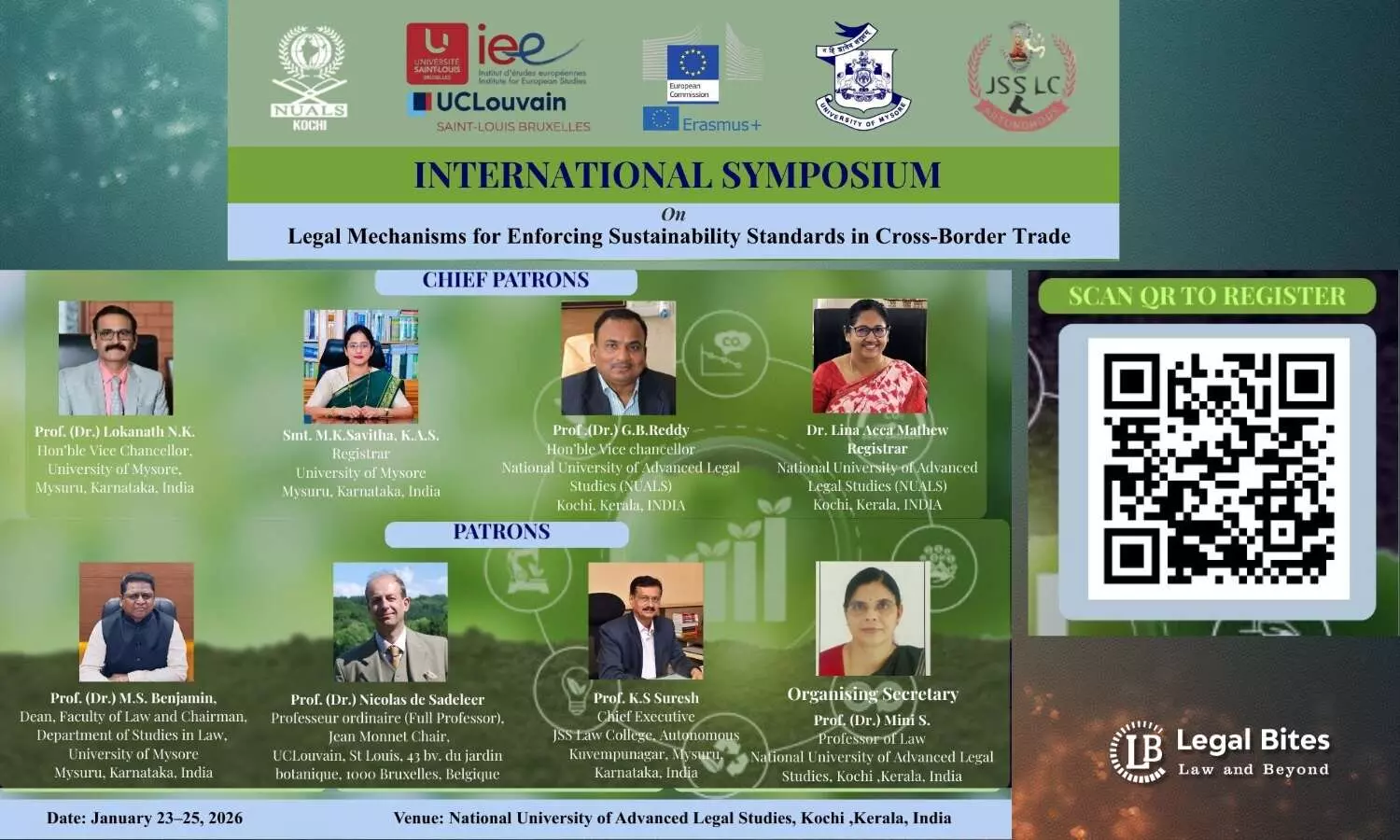 International Symposium on Legal Mechanisms for Enforcing Sustainability Standards in Cross-Border Trade International Symposium on Legal Mechanisms for Enforcing Sustainability Standards in Cross-Border Trade
