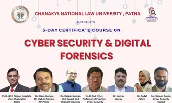 3-Day Course on Cyber Security & Digital Forensics by CNLU [7 Experts, OnlineOffline] Enrol by Jan 5