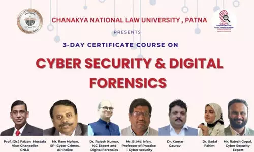 3-Day Course on Cyber Security & Digital Forensics by CNLU [7 Experts, OnlineOffline] Enrol by Jan 5