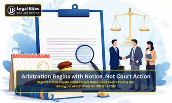 Arbitration Commences with Issuance of Notice, Not with Court Proceedings Arbitration Commences with Issuance of Notice, Not with Court Proceedings