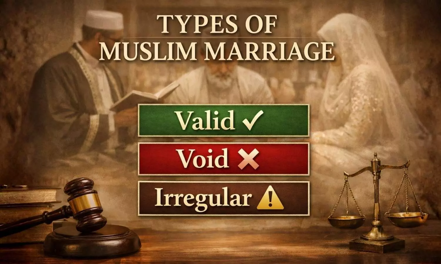 Classification of Marriages under the Muslim Personal Laws