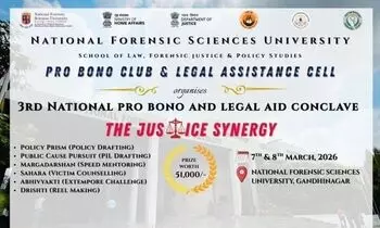 3rd National Pro Bono & Legal Aid Conclave  NFSU Gandhinagar