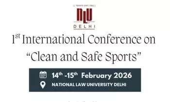 1st International Conference on Clean and Safe Sports NLU Delhi 1st International Conference on Clean and Safe Sports NLU Delhi