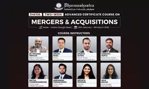 2nd Edition Two-Week Advanced Certificate Course on Mergers and Acquisitions  DNLU Jabalpur