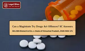 Can a Magistrate Try Offences Under Chapter IV of the Drugs and Cosmetics Act? Supreme Court Answers Can a Magistrate Try Offences Under Chapter IV of the Drugs and Cosmetics Act? Supreme Court Answers
