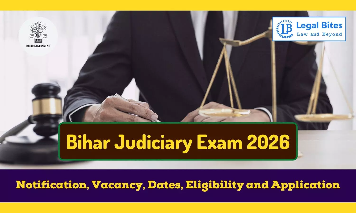 33rd Bihar Judiciary Exam 2026: Notification, Vacancy, Dates, Eligibility and Application 33rd Bihar Judiciary Exam 2026: Notification, Vacancy, Dates, Eligibility and Application