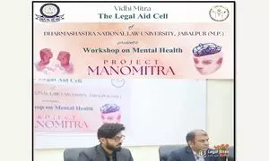 Project Manomitra Mental Health Awareness Workshop Organised by Vidhimitra at DNLU Jabalpur Project Manomitra Mental Health Awareness Workshop Organised by Vidhimitra at DNLU Jabalpur