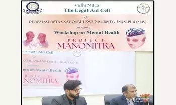 Project Manomitra Mental Health Awareness Workshop Organised by Vidhimitra at DNLU Jabalpur