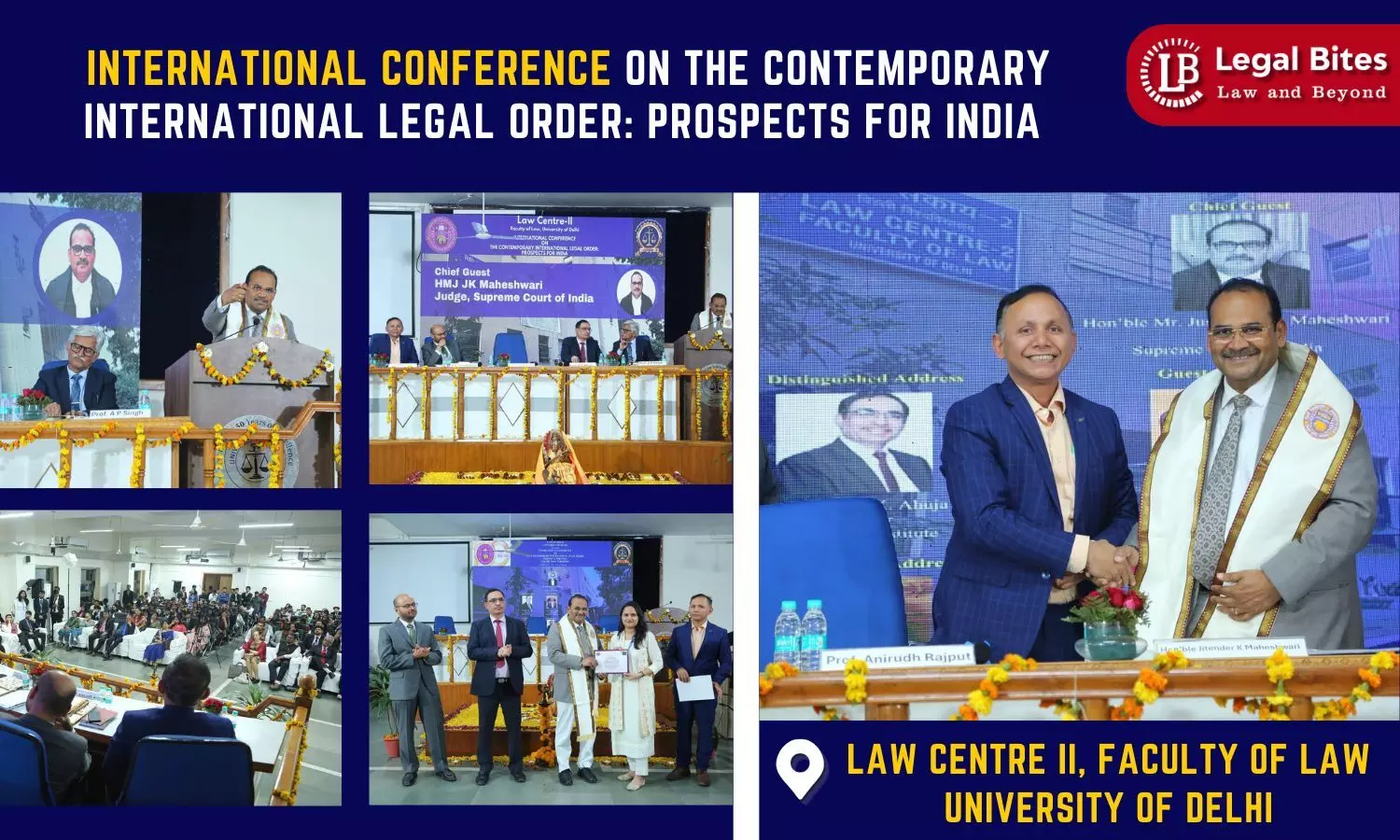 International Conference on Contemporary International Legal Order Concludes with Eminent Valedictory Ceremony at University of Delhi International Conference on Contemporary International Legal Order Concludes with Eminent Valedictory Ceremony at University of Delhi