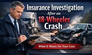 How the At-Fault Driver’s Insurance Investigation Affects Your 18-wheeler Accident Case