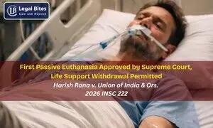 Supreme Court Allows First Passive Euthanasia, Grants Permission to Withdraw Life Support