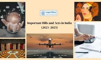 Important Bills and Acts in India (2023–2025) | Complete Guide