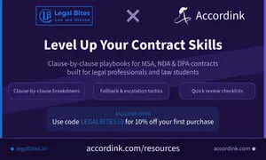 Contract Playbooks for Legal Professionals (MSA, NDA, DPA)  Accordink with Legal Bites