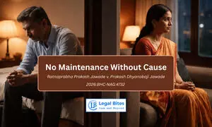 No Right to Maintenance for Wife Who Chooses to Live Apart Without Cause: Bombay HC No Right to Maintenance for Wife Who Chooses to Live Apart Without Cause: Bombay HC
