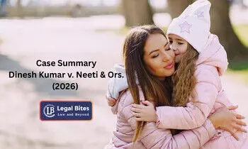 Case Summary:  Dinesh Kumar v. Neeti & Ors. (2026) | No Relief for Concealed Income in Maintenance Disputes