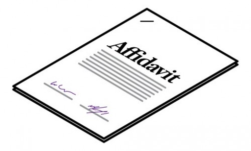 Format of Affidavit