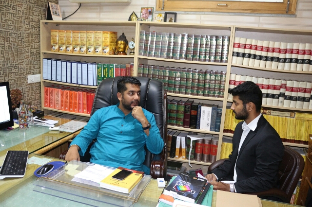 Advocate Jasmeet Singh with Lakshay Anand