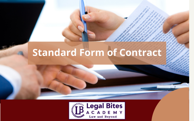 Standard Form of Contract