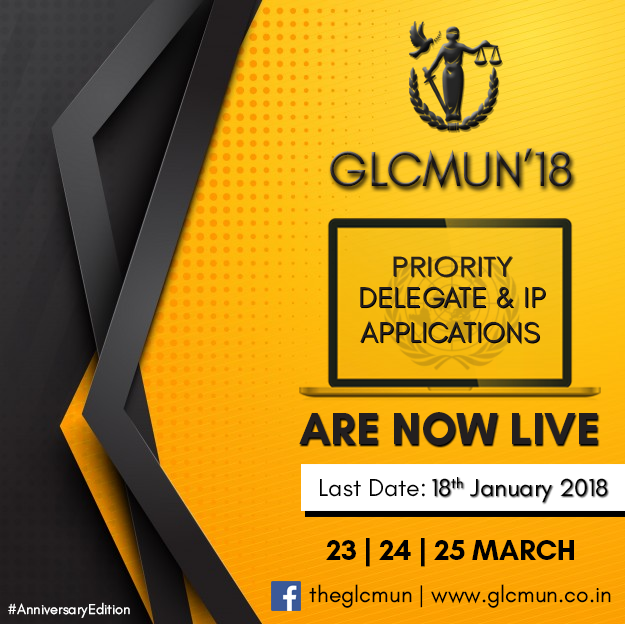 Government Law College Model United Nations (GLCMUN) Conference 2018 [March 23-25]