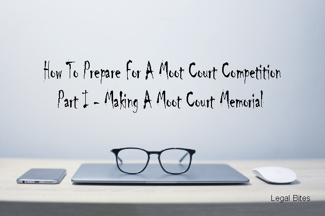 How to make a moot court memorial