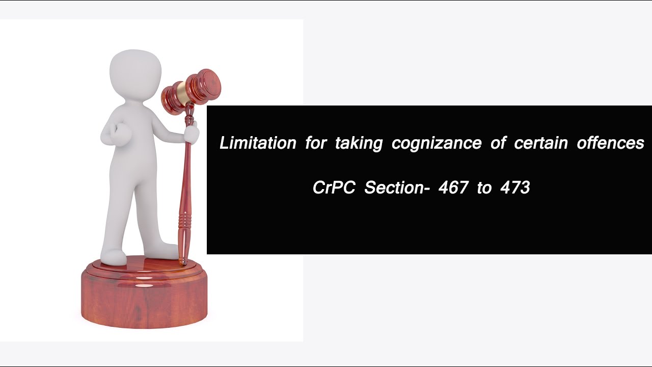 Limitation For Taking Cognizance Of Certain Cases