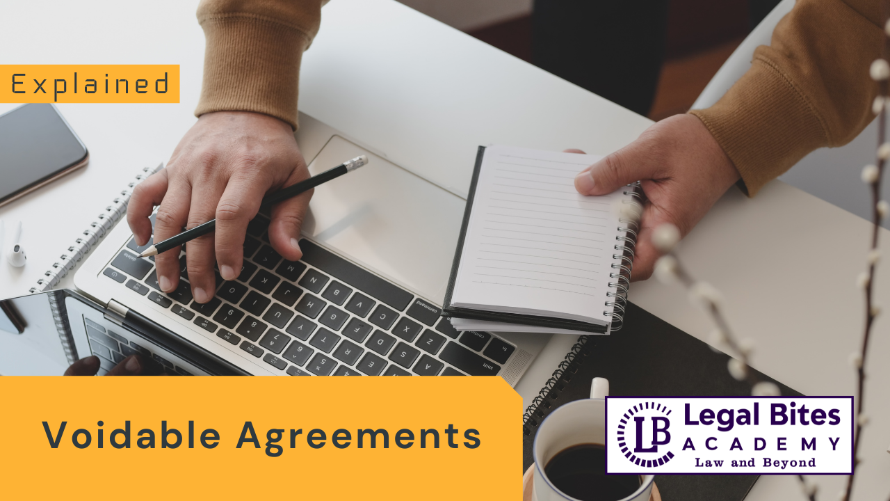 Voidable Agreements | Explained