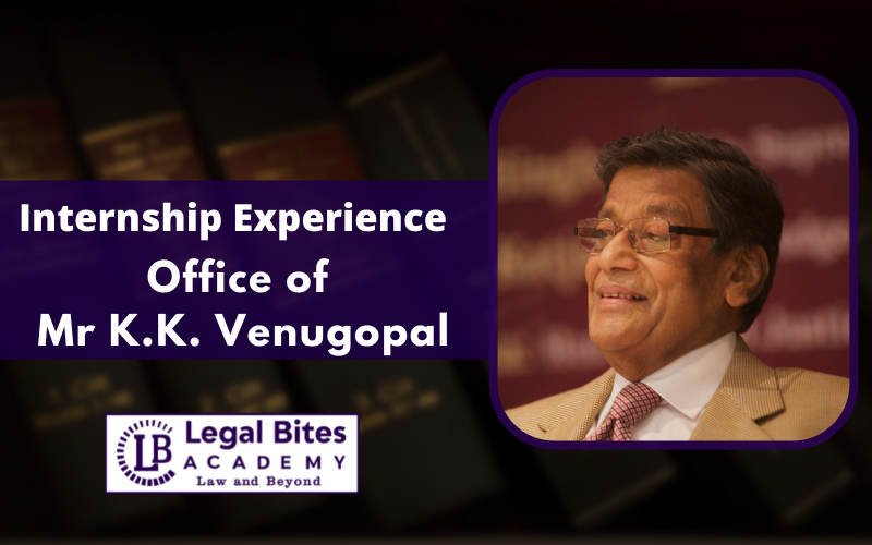 Internship Experience: K. K. Venugopal