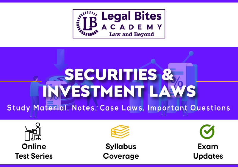 Investing Laws and Regulations