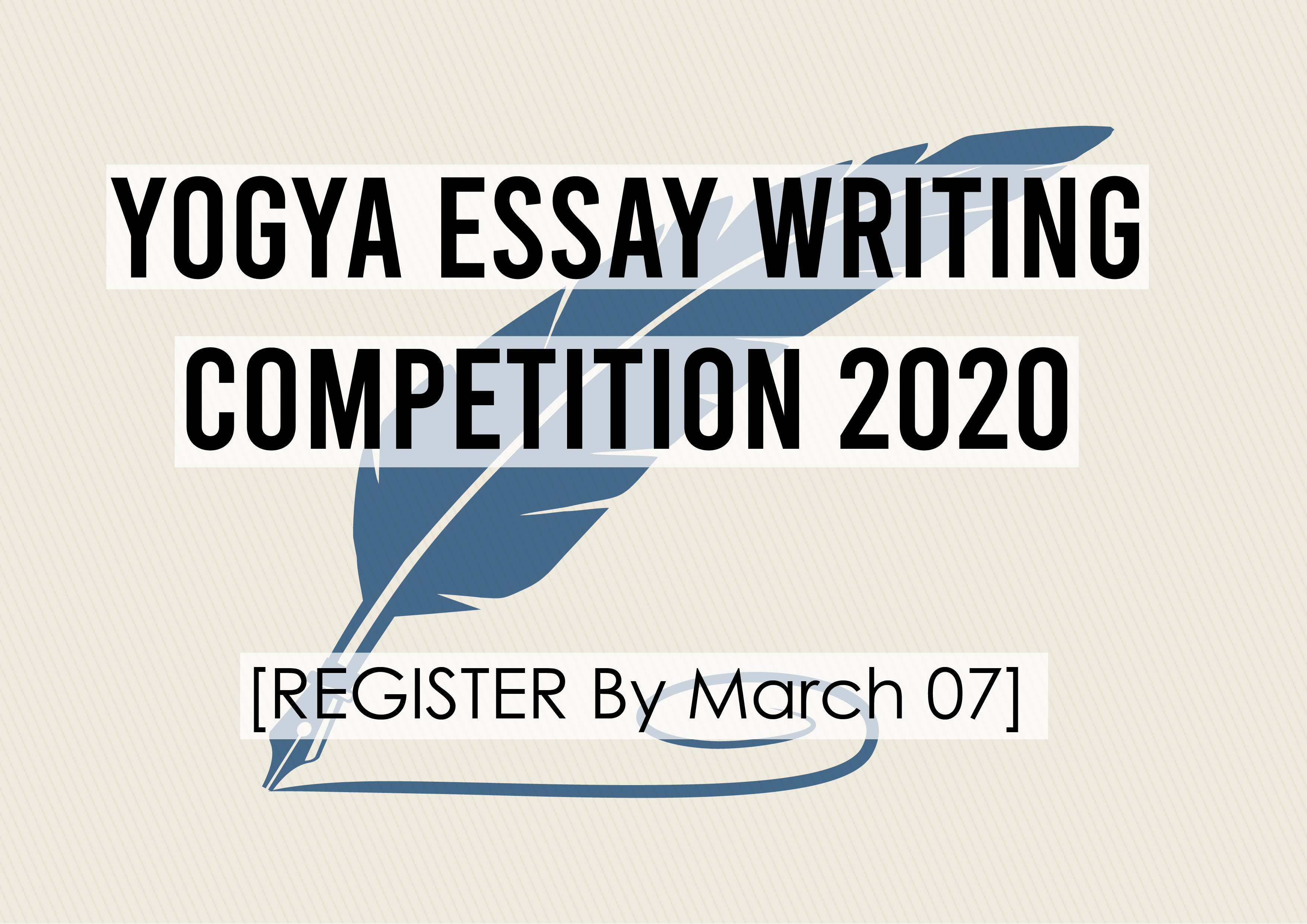 YOGYA Essay Writing Competition 2020 [Register by March 07]