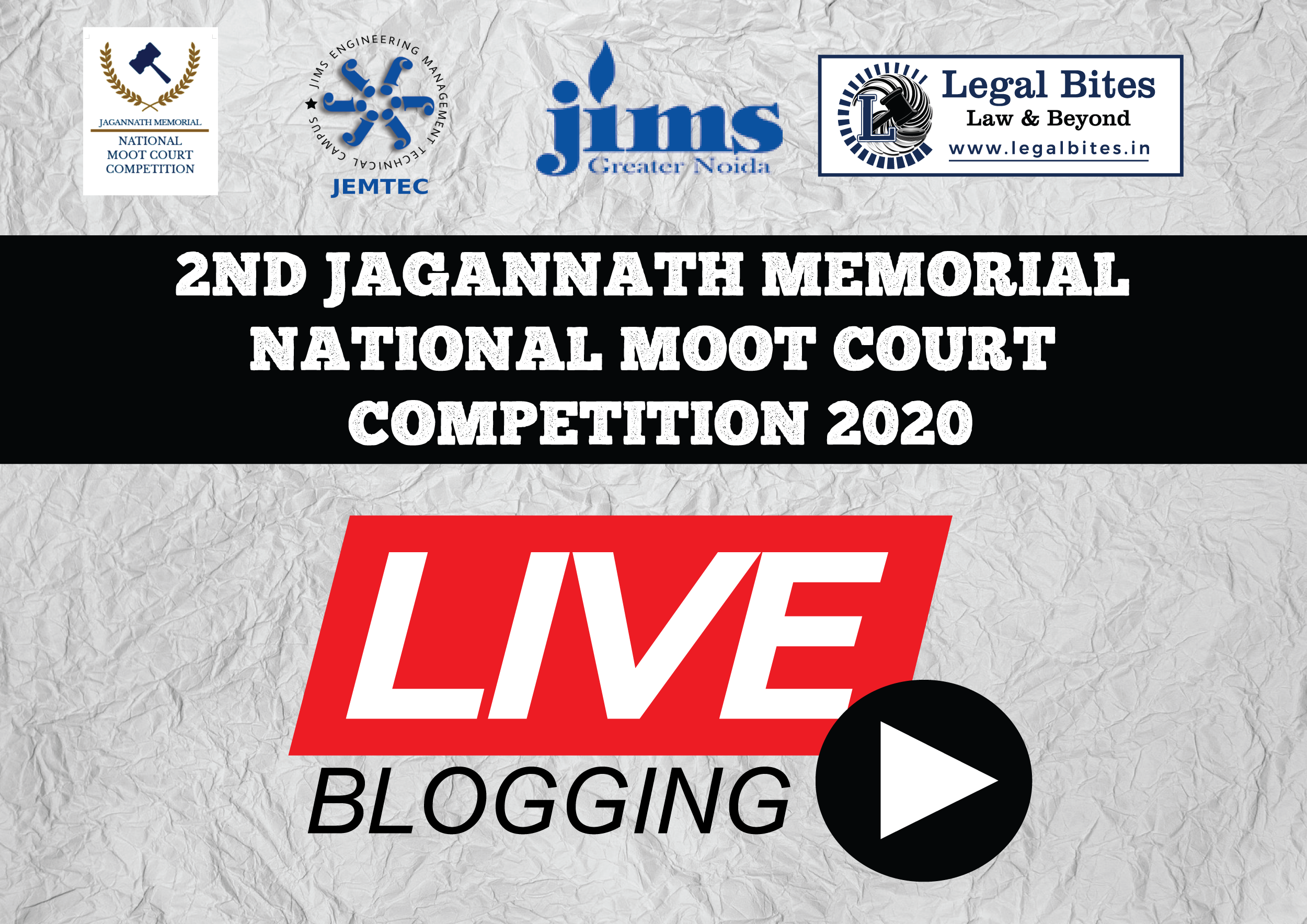 Live: 2nd Jagannath Memorial National Moot Court Competition 2020