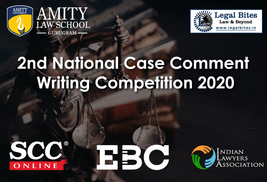 2nd National Case Comment Writing Competition 2020