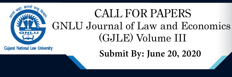 Call for Papers: GJLE Third Edition | GNLU