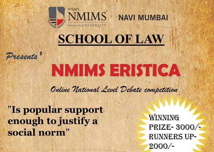 NMIMS ERISTICA 2020