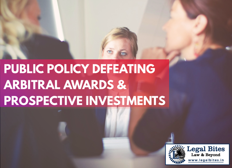 Public Policy Defeating Arbitral Awards and Prospective Investments