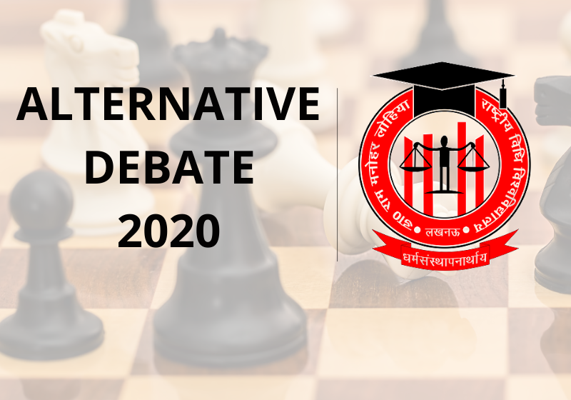 Alternative Debate 2020 RMLNLU