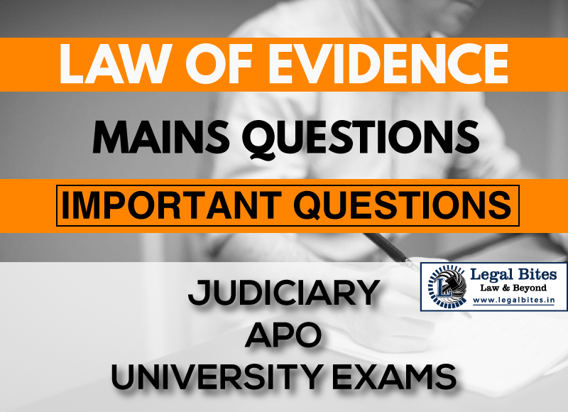 Define Evidence. Discuss the relationship of the Law of Evidence with substantive and procedural law.