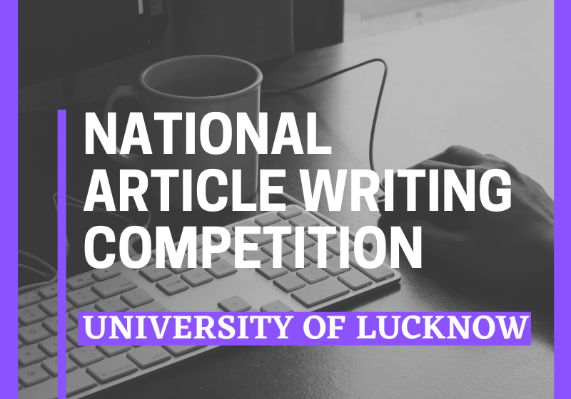 National Article Writing Competition 2020 | University of Lucknow