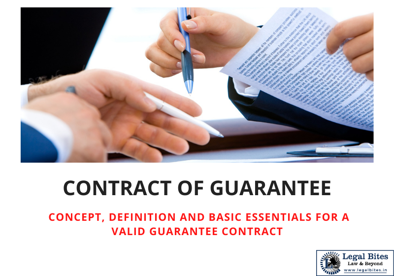 Contract Of Guarantee under Indian Law