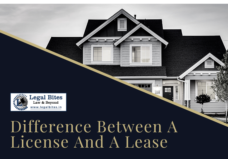 Difference Between License And Lease