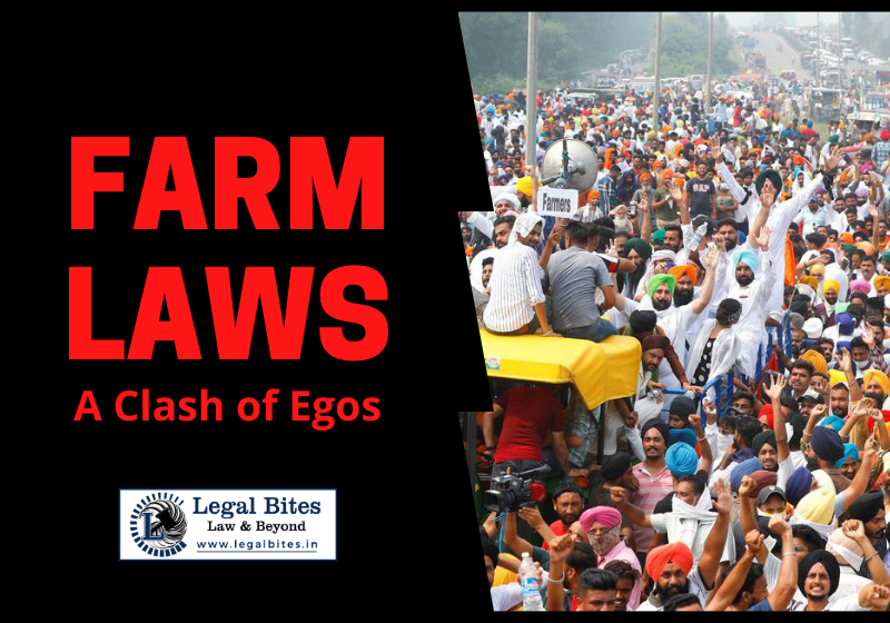 Farm Laws: A Clash of Egos