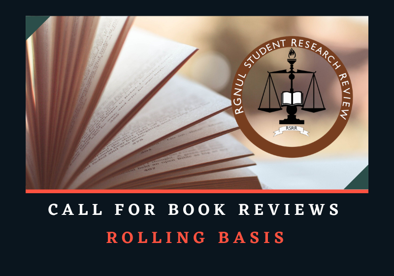 Call for Book Reviews RSRR Journal Rolling Basis