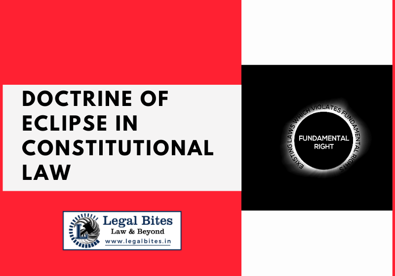 Doctrine of Eclipse in Constitutional Law: Analysis with Related Case Laws