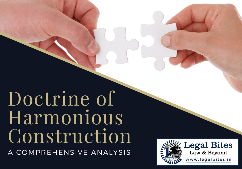 Doctrine of Harmonious Construction