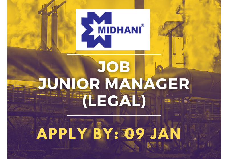 JOB: Junior Manager MIDHANI