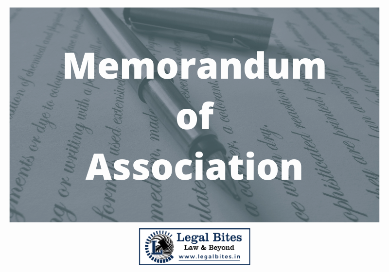 Memorandum of Association (MoA)