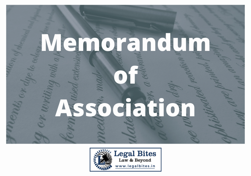 contents of memorandum of association