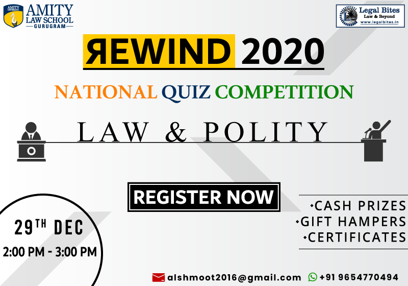 Rewind 2020: National Quiz Competition on Law & Polity